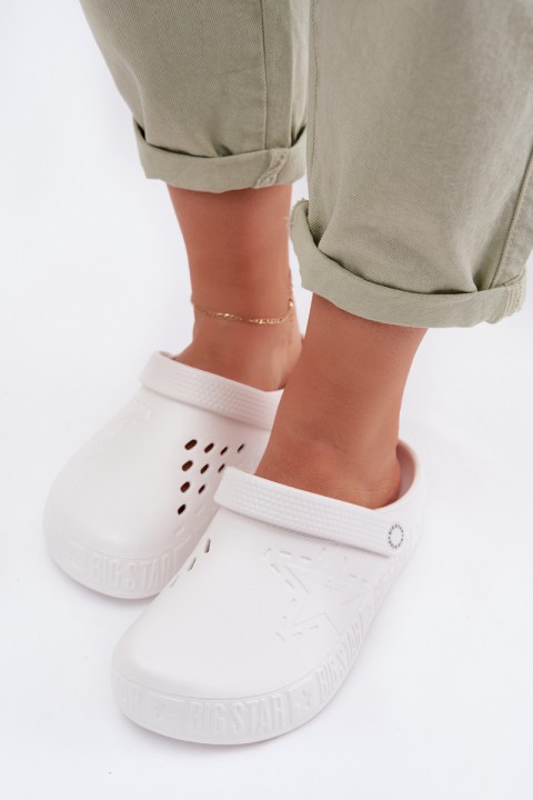 Women's Foam Clogs Big Star TT274A081 White