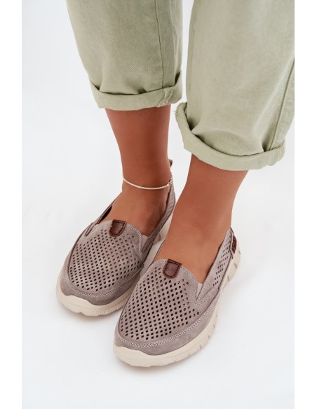 Openwork Suede Shoes Ravinette