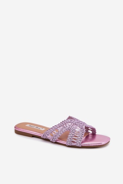 Women's Flat Purple Slippers Fariella 2