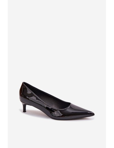 Patent Leather Low Heel Black Girela