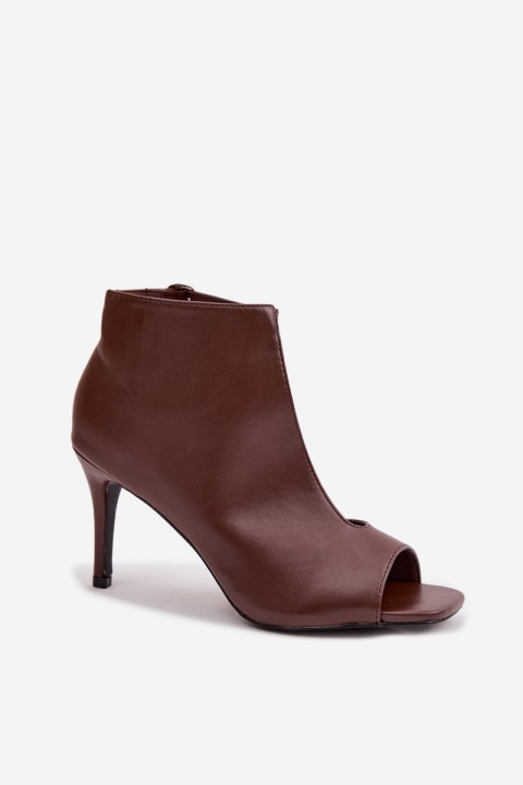 Women's High Heel Chocolate Sandals Helira