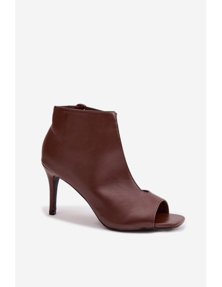 Women's High Heel Chocolate Sandals Helira