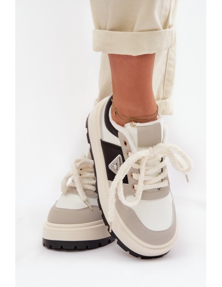 Women's Platform Sneakers Gray Florinda