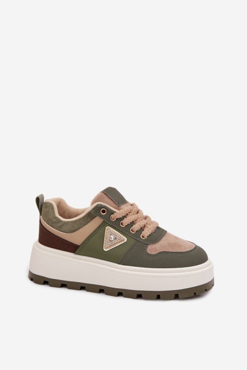 Women's Insulated Platform Sneakers Green Florinda