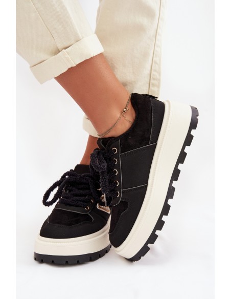 Women's Platform Sneakers Black Florinda
