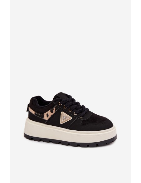 Women's Platform Sneakers Black Florinda