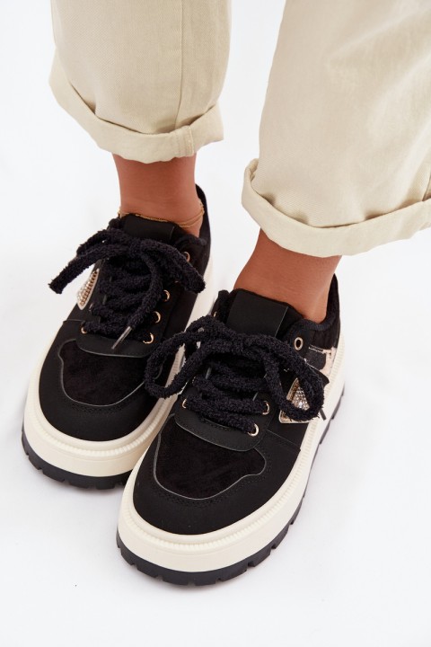 Women's Platform Sneakers Black Florinda