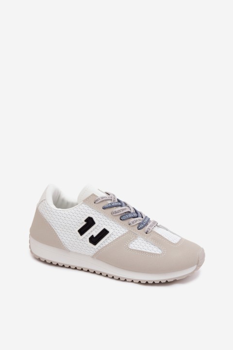 Women's Sneakers With Decorative Lacing Gray Henira