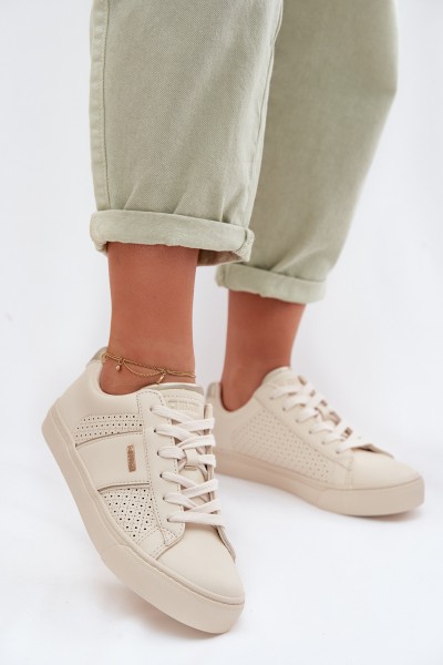 Women's Mesh Sneakers Big Star TT274292 Beige