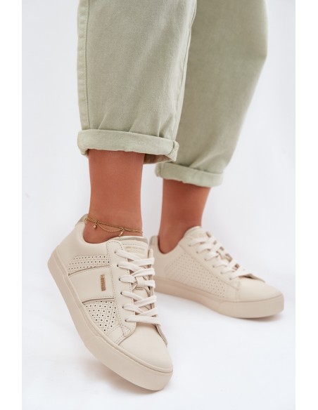 Women's Mesh Sneakers Big Star TT274292 Beige