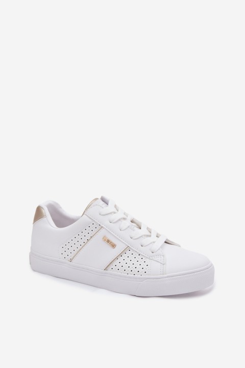 Women's Perforated Sneakers Big Star TT274291 White