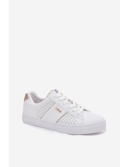 Women's Perforated Sneakers Big Star TT274291 White
