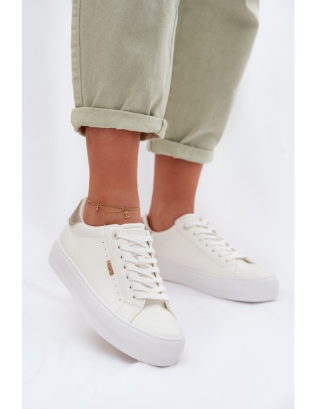 Big Star TT274805 White Platform Sneakers