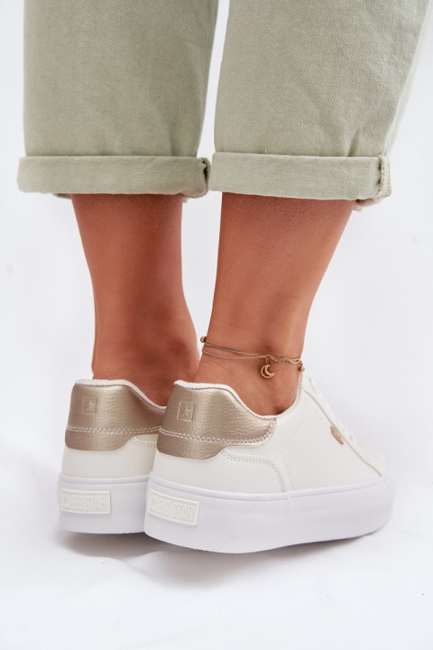 Big Star TT274805 White Platform Sneakers