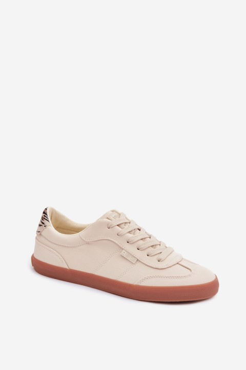 Women's Fabric Sneakers Big Star TT274358 Beige