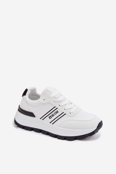 Women's Platform Sneakers Big Star TT274882 Hi-Poly System White 2