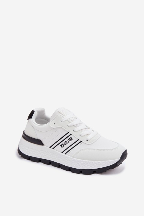 Women's Platform Sneakers Big Star TT274882 Hi-Poly System White