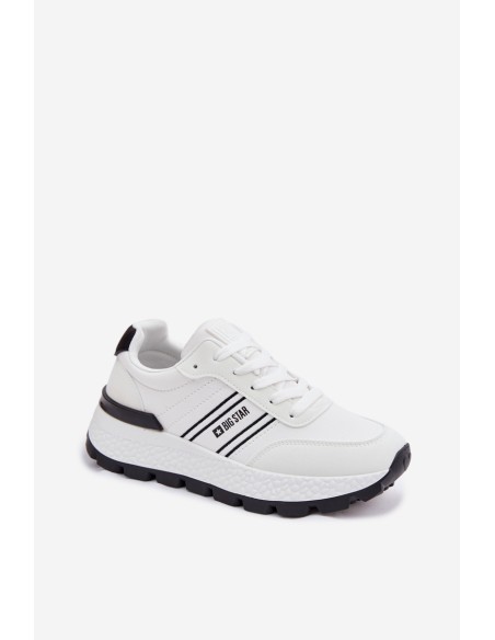 Women's Platform Sneakers Big Star TT274882 Hi-Poly System White