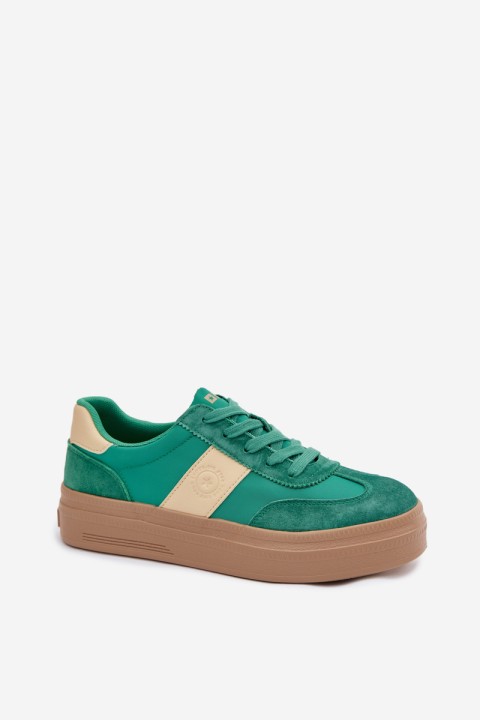 Women's Suede Sneakers Big Star TT274163 Green
