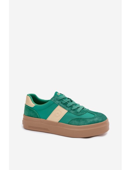 Women's Suede Sneakers Big Star TT274163 Green