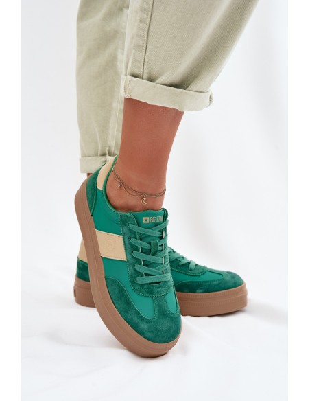 Women's Suede Sneakers Big Star TT274163 Green