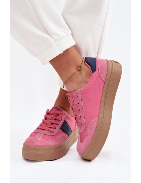 Women's Suede Sneakers Big Star TT274164 Pink