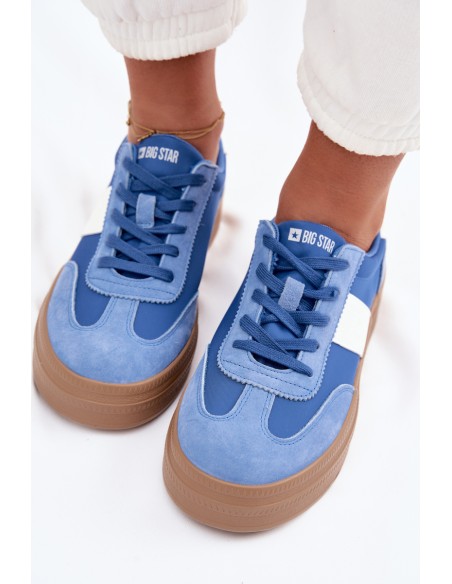 Women's Suede Sneakers Big Star TT274165 Blue