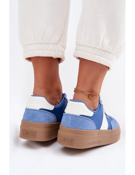 Women's Suede Sneakers Big Star TT274165 Blue