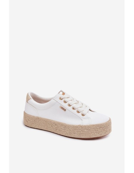 Women's Espadrilles with Platform Big Star TT274349 White