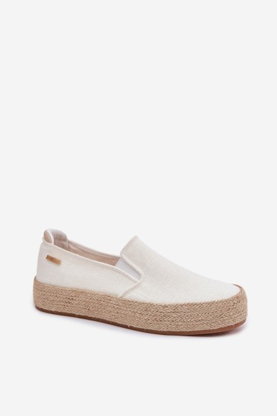 Women's Platform Espadrilles Big Star TT274090 Ecru 2