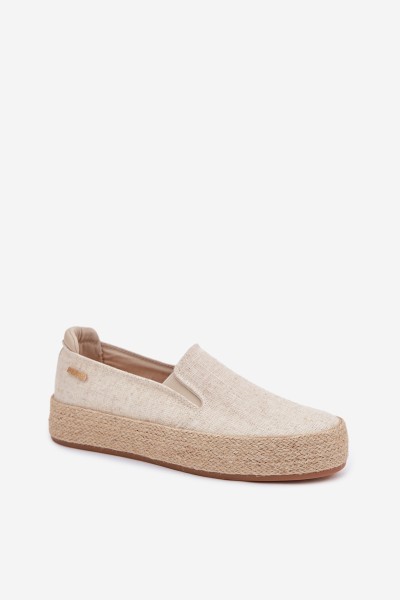 Women's Platform Espadrilles Big Star TT274089 Beige 2