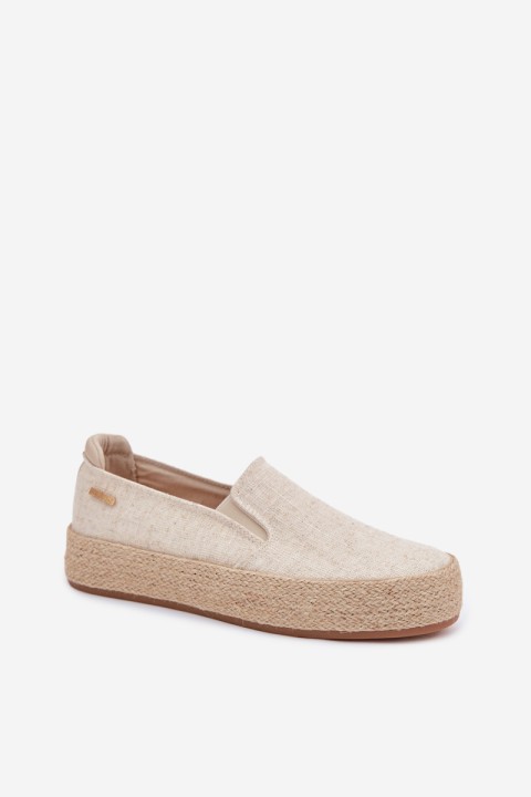 Women's Platform Espadrilles Big Star TT274089 Beige