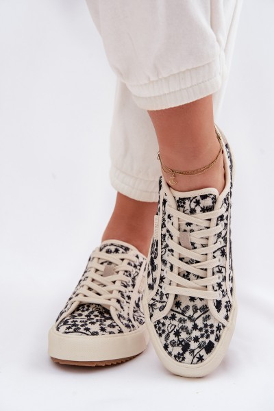 Women's Light Beige Sneakers Big Star TT274842