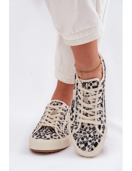 Women's Light Beige Sneakers Big Star TT274842