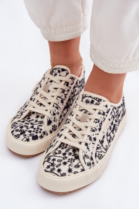 Women's Light Beige Sneakers Big Star TT274842