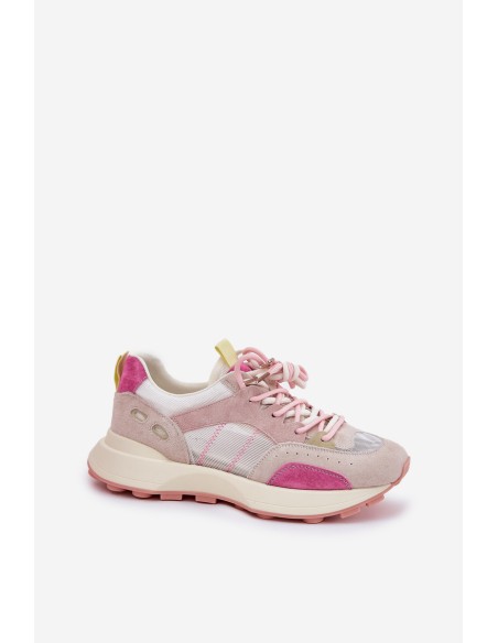 Suede Sports Shoes Sneakers Women's 66725 Multicolor Vinceza