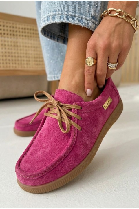 Vinceza 95391 Fuchsia Suede Leather Shoes