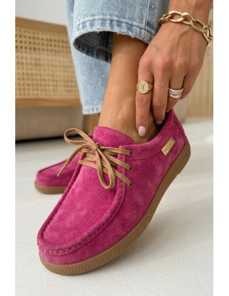 Vinceza 95391 Fuchsia Suede Leather Shoes