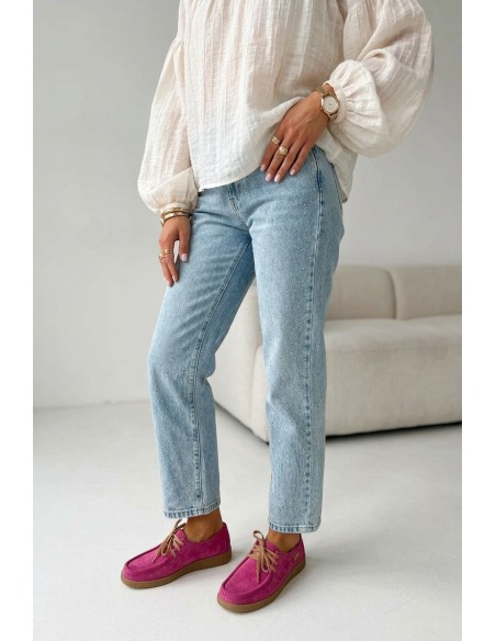 Vinceza 95391 Fuchsia Suede Leather Shoes