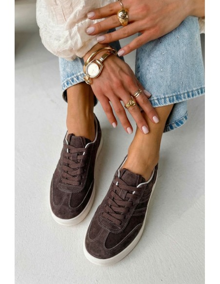 Vinceza Suede Sneakers 95400 Chocolate