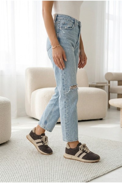 Women's Sneakers Made of Natural Suede Brown Marceline 2