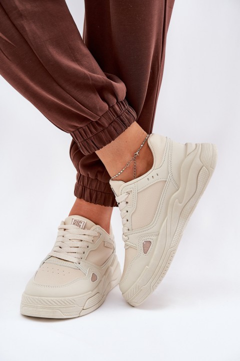 Ladies Sneakers Big Star NN274668 Beige