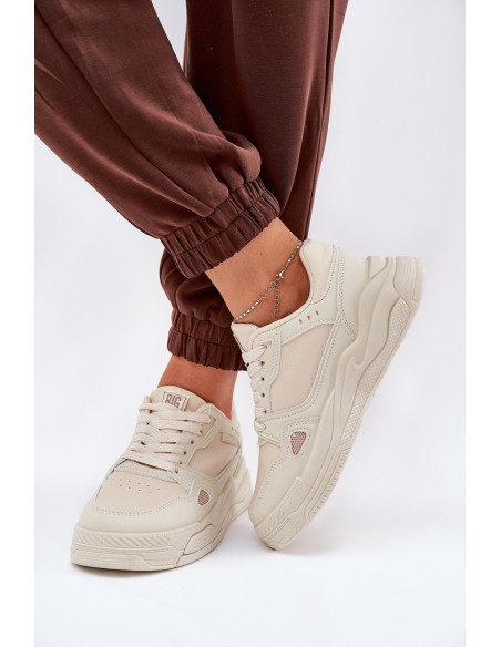 Ladies Sneakers Big Star NN274668 Beige