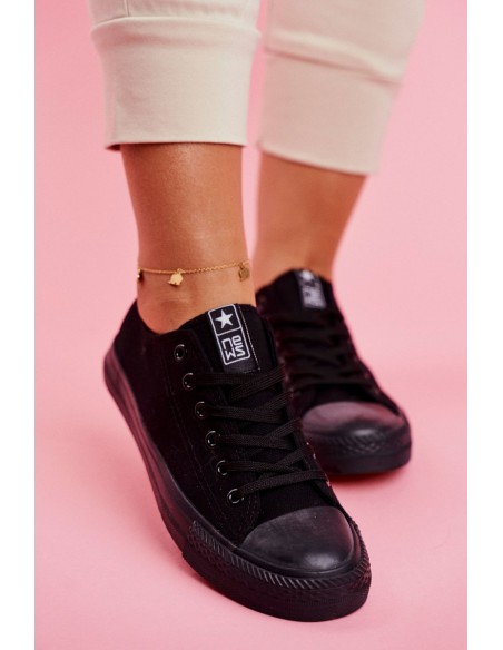 Women's Classic Sneakers Black Ecoma