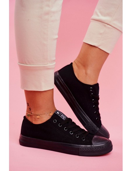 Women's Classic Sneakers Black Ecoma