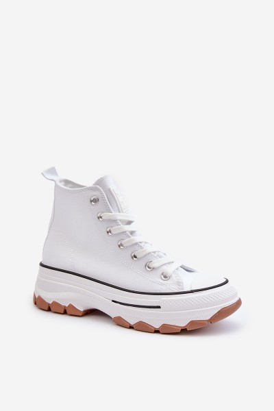 White Platform High Top Women's Sneakers Valvia 2