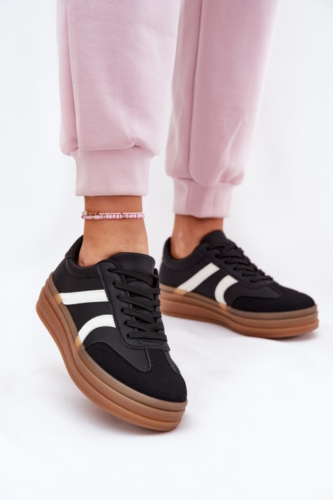 Women's Platform Sneakers Black Tolianna