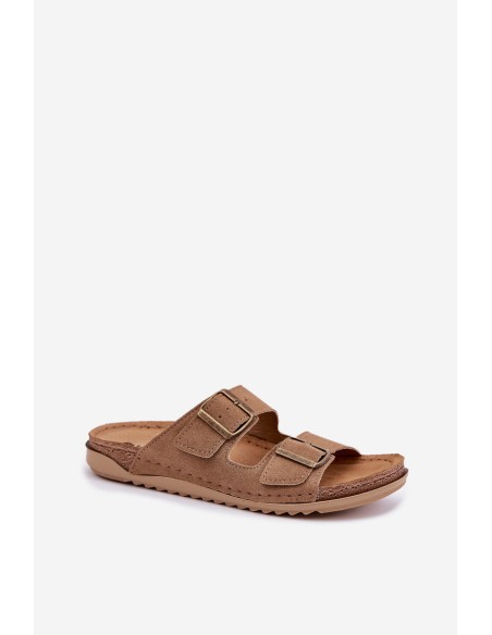 Ladies Preventive Slippers Inblu Brown AA000068