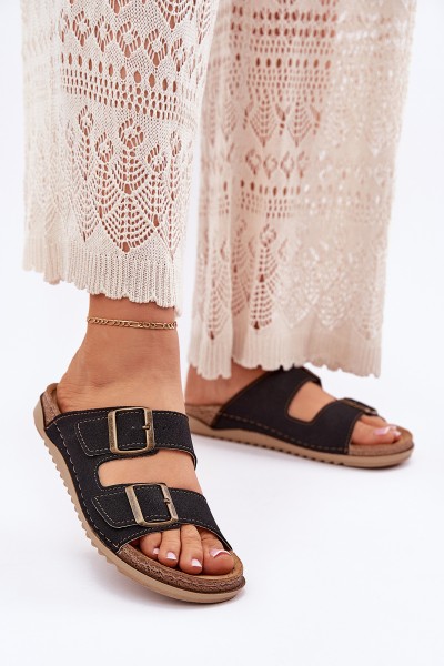 Ladies Preventive Slippers Inblu AA000068 Black