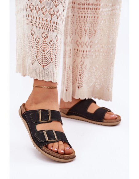 Ladies Preventive Slippers Inblu AA000068 Black